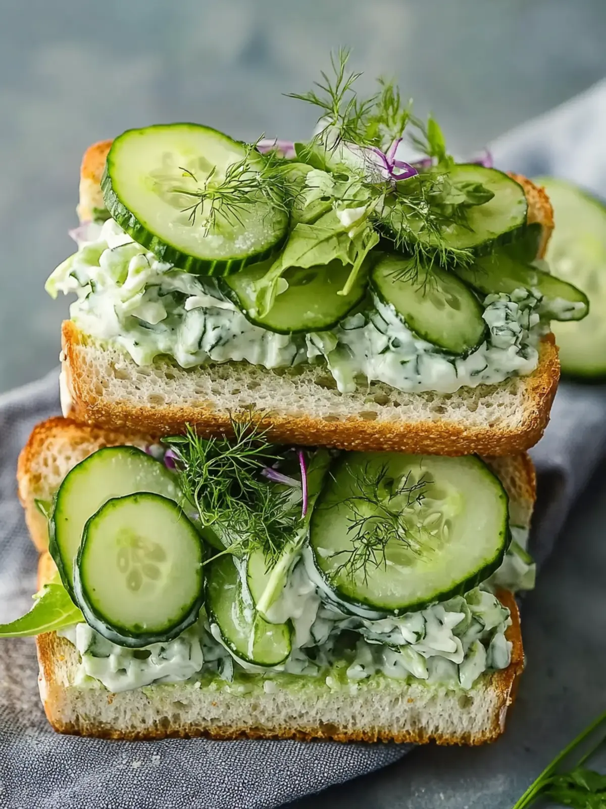 Easy Cucumber Salad Sandwiches for a Refreshing Lunch Delight 3 Easy Cucumber Salad Sandwiches