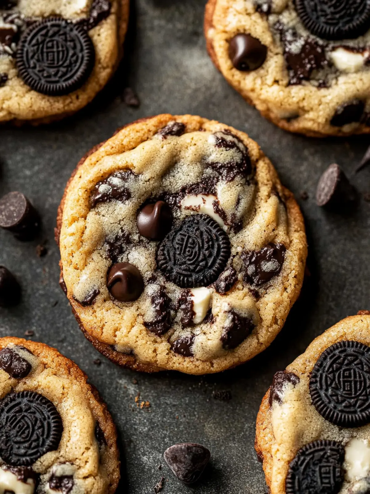 Chewy Oreo Chocolate Chip Cookies