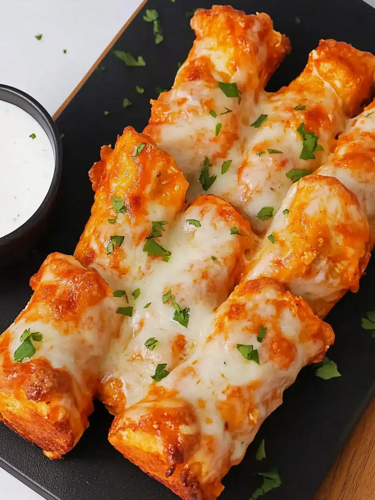 Buffalo Chicken Breadsticks That'll Spice Up Dinner Nights 3 Buffalo Chicken Breadsticks