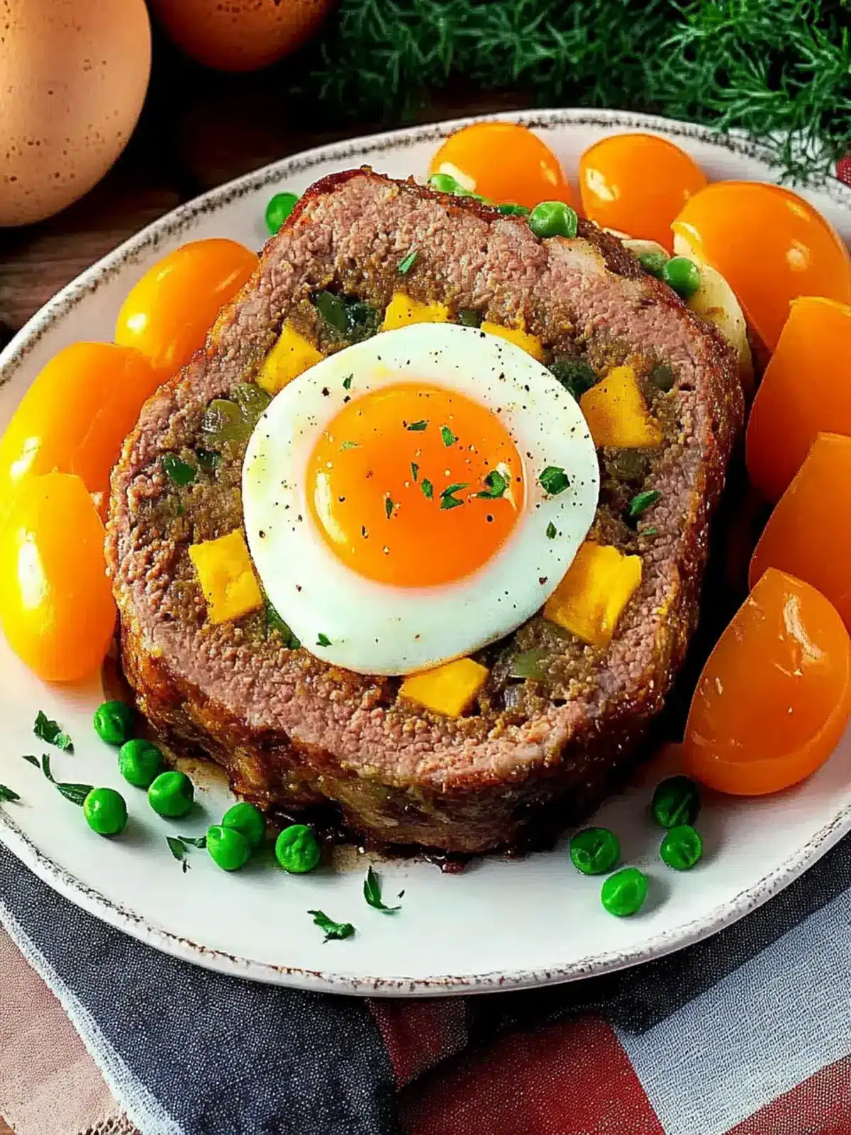 Delicious Stuffed Meatloaf with Egg for Cozy Family Dinners 2 Stuffed meatloaf with egg