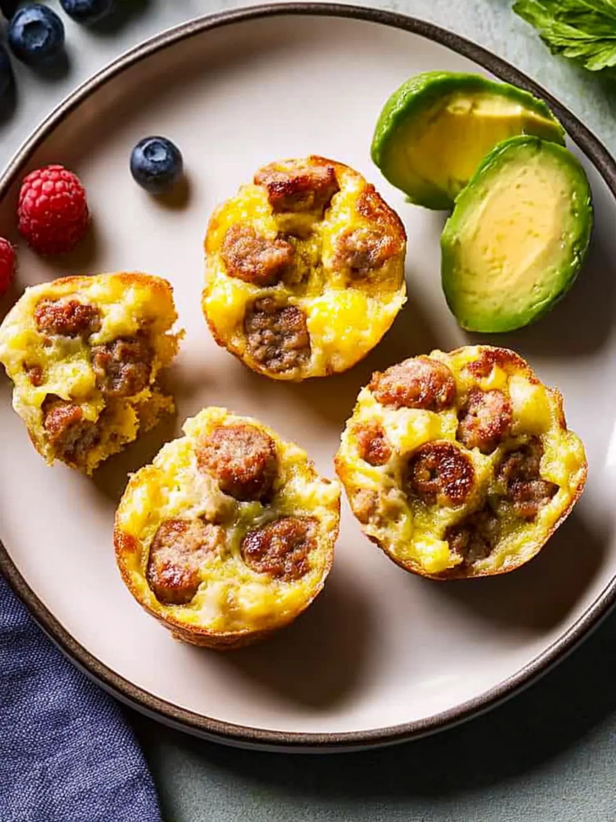 Maple Sausage and Egg Muffins