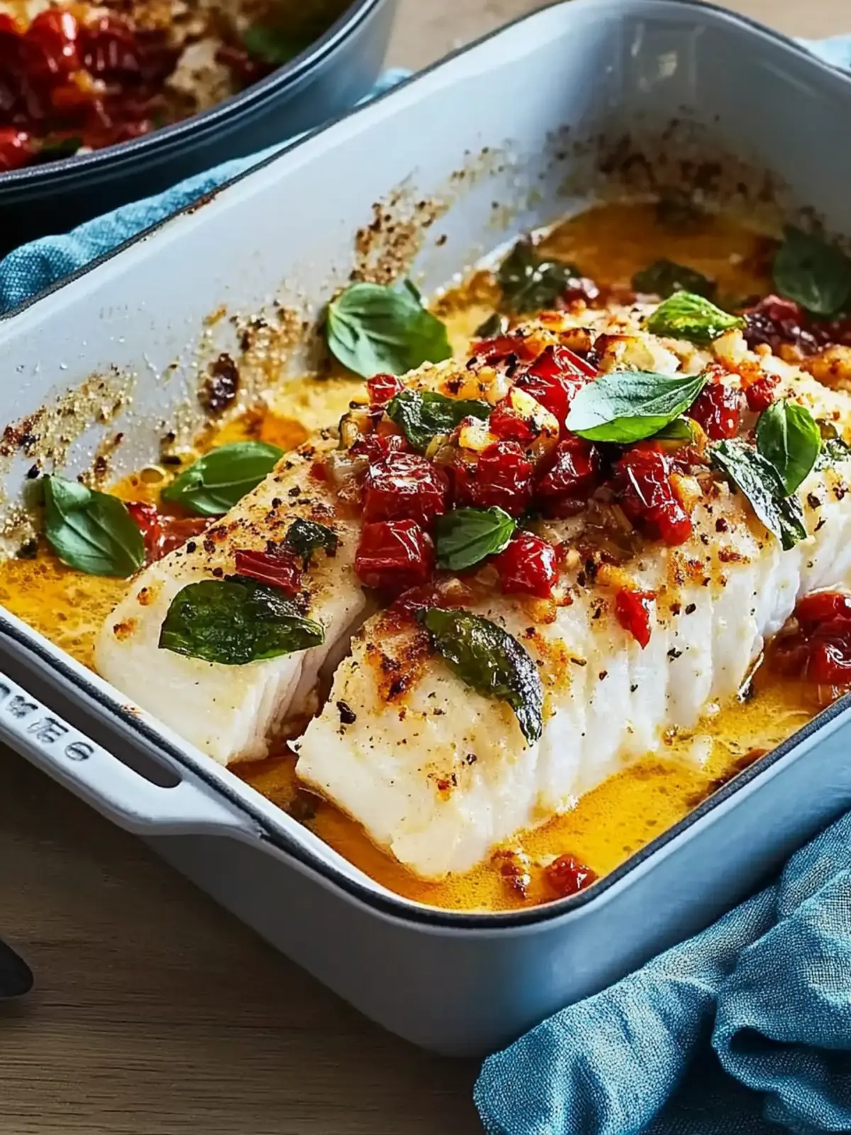 Quick oven-baked fish