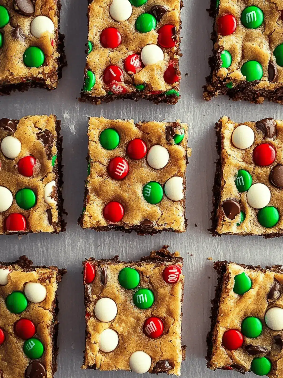 M&M Christmas Cookie Bars That Make Holiday Magic Happen 3 M&M Christmas Cookie Bars