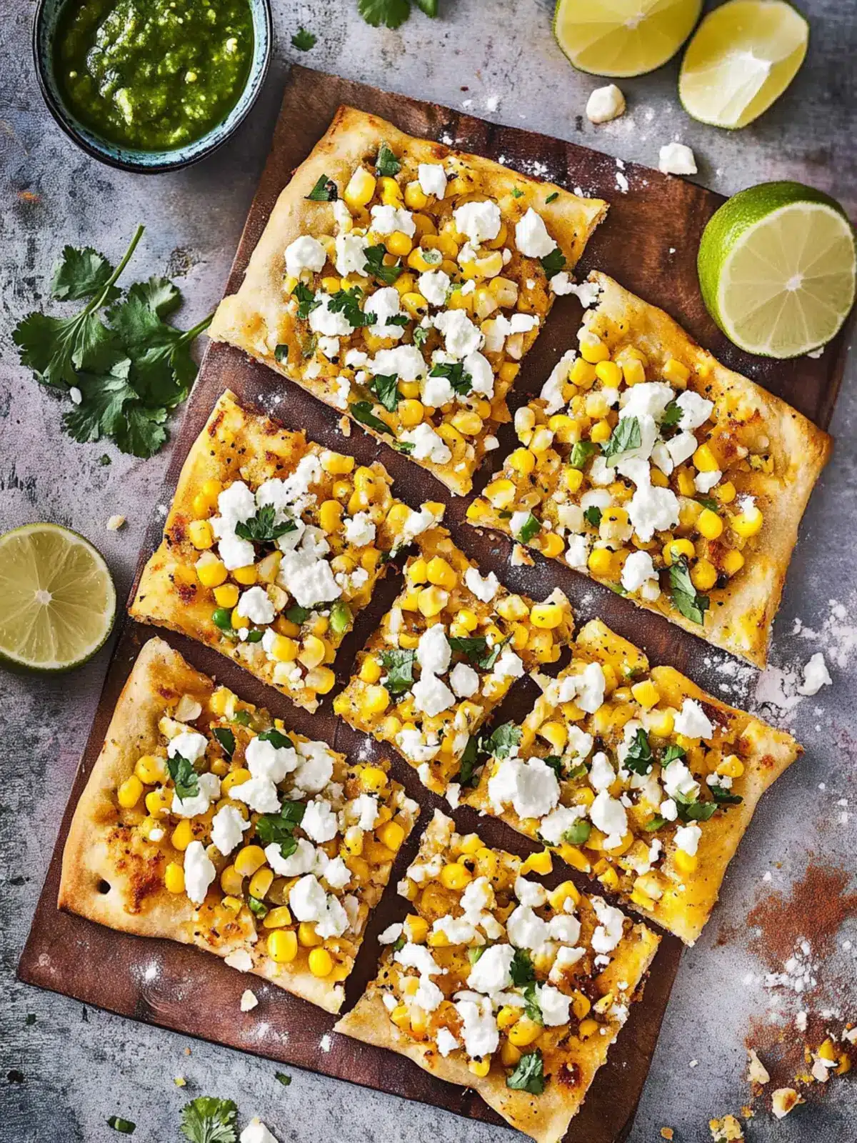 Savor Mexican Street Corn Flatbread for a Flavorful Feast 4 Mexican Street Corn Flatbread
