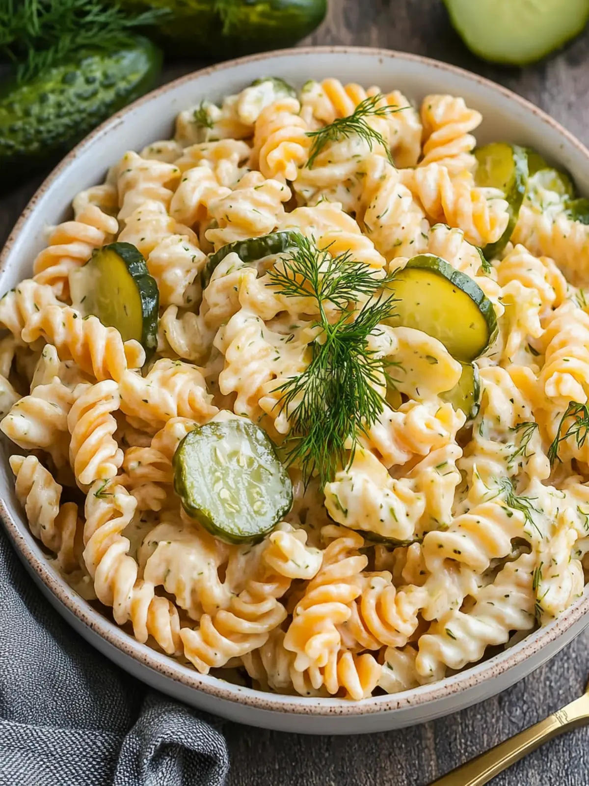 Dill Pickle Pasta Salad Recipe