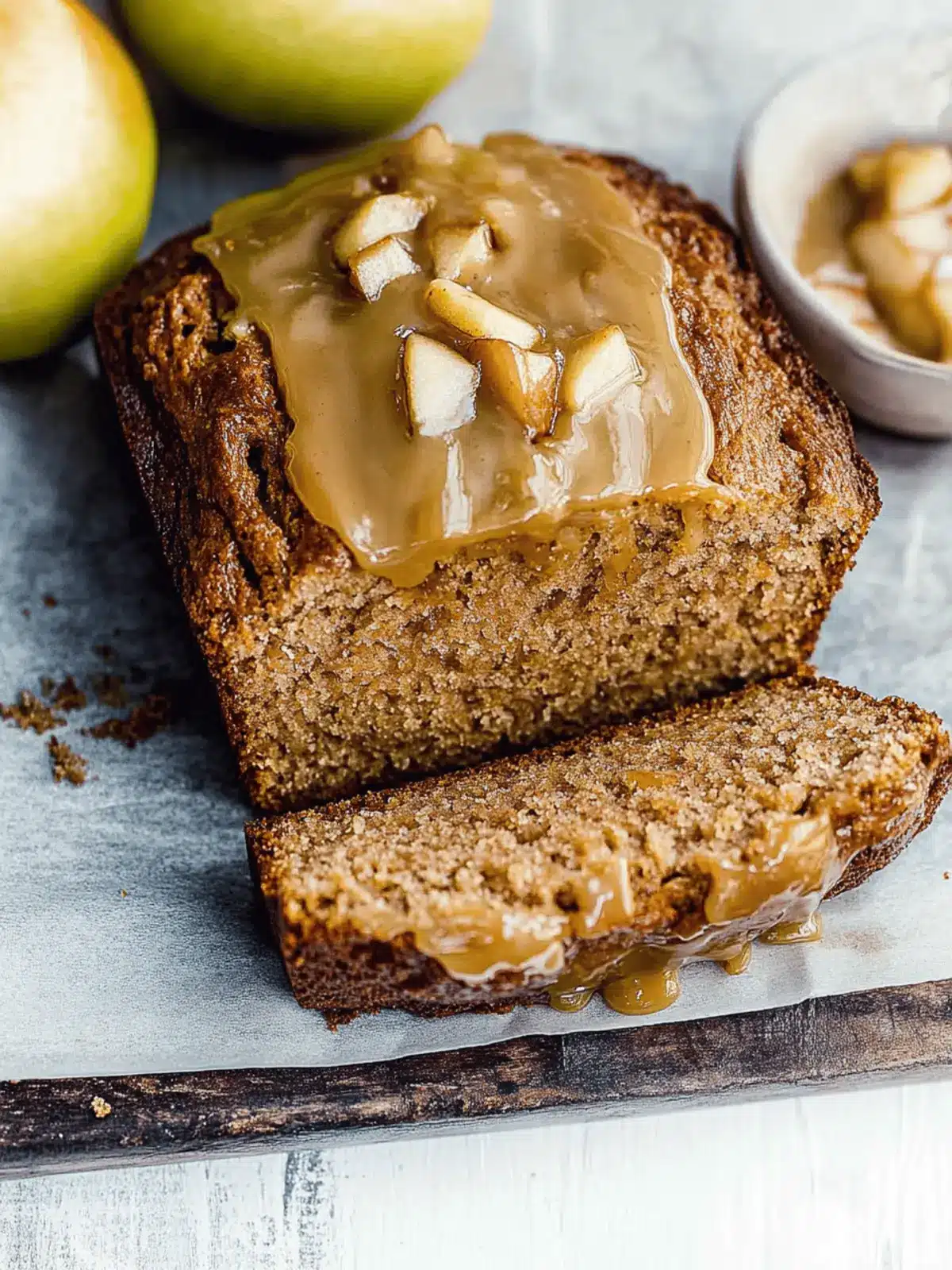 Deliciously Moist Caramel Apple Bread You ll Love to Bake 2 Caramel Apple Bread