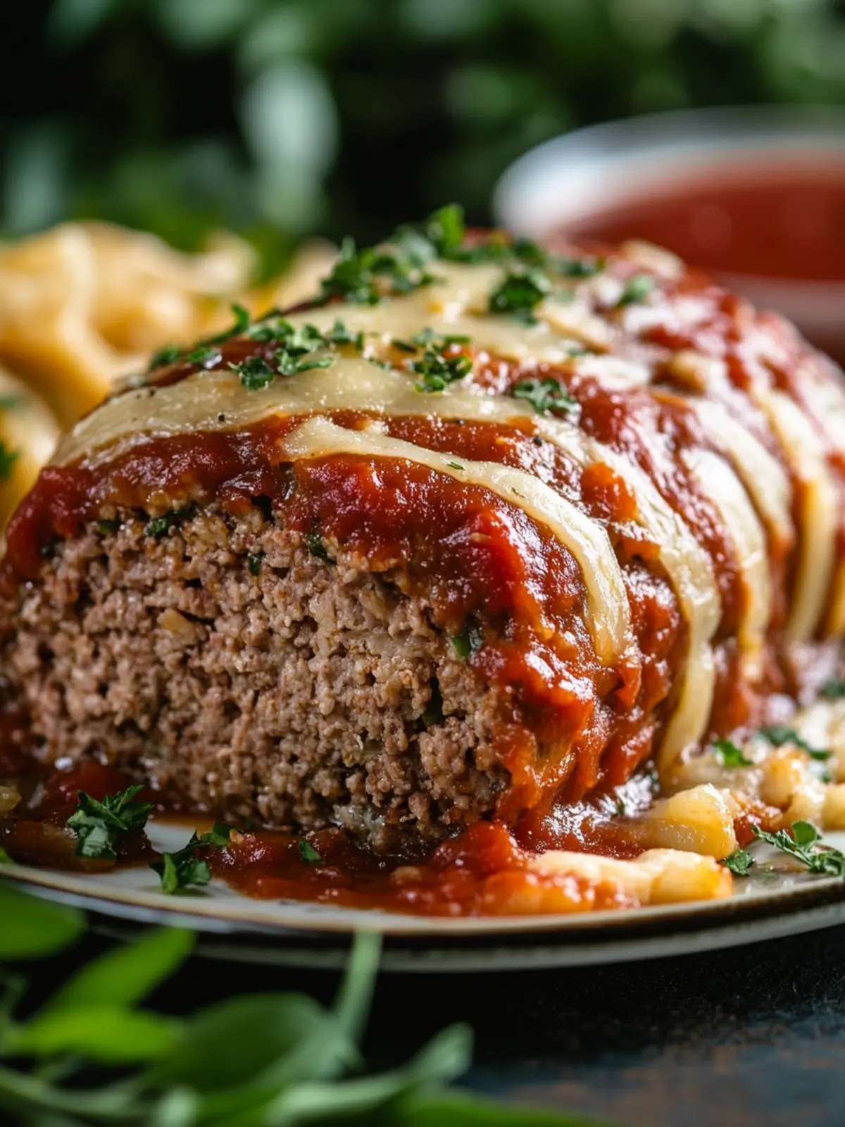 Stuffed Italian Meatloaf: Cozy Comfort with a Cheesy Twist 2 Stuffed Italian Meatloaf