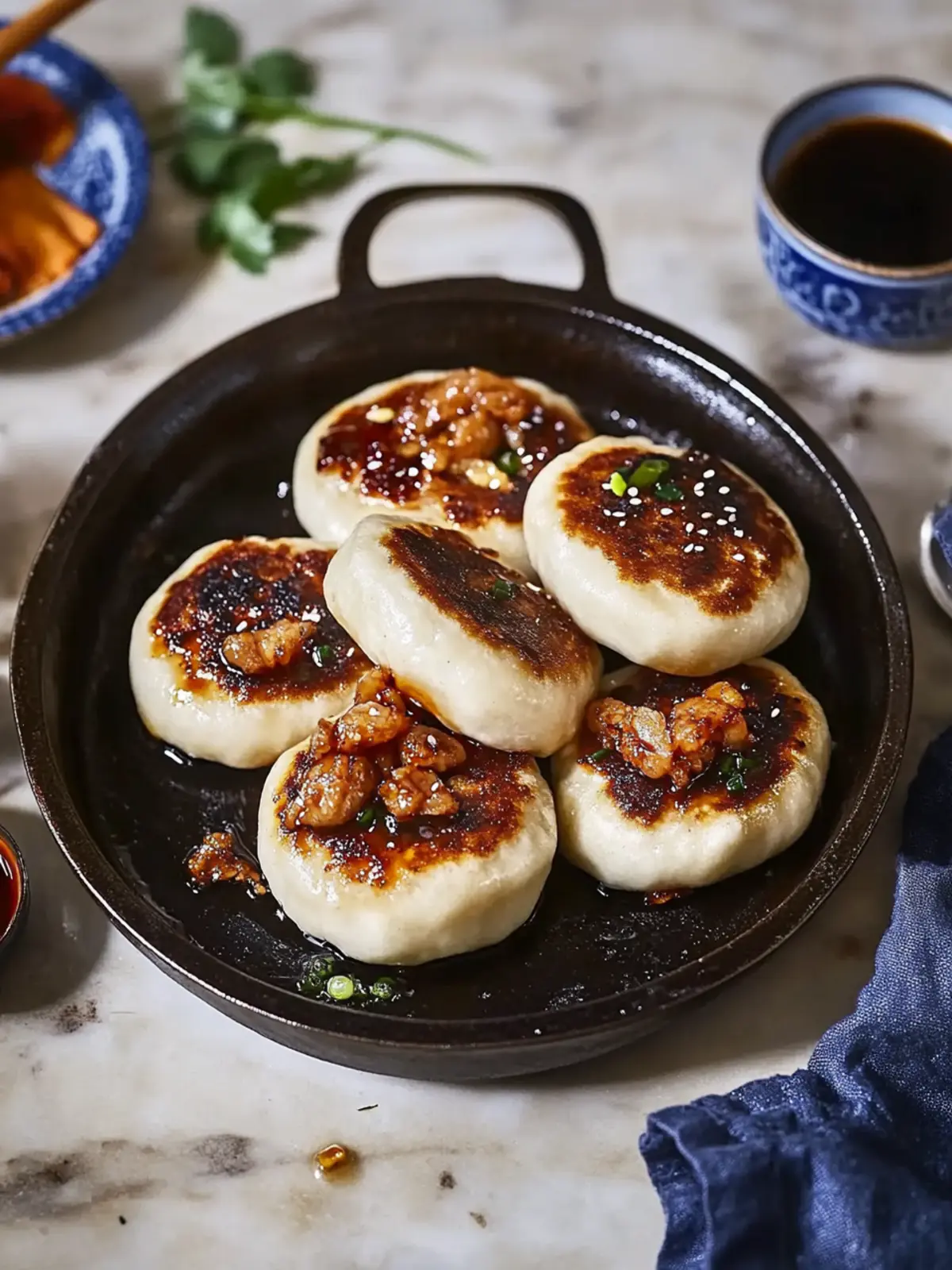 Savor Sheng Jian Bao: Easy Pan-Fried Pork Buns Recipe 4 Sheng Jian Bao (Pan-Fried Pork Buns)- Traditional Lunar Year's Recipes
