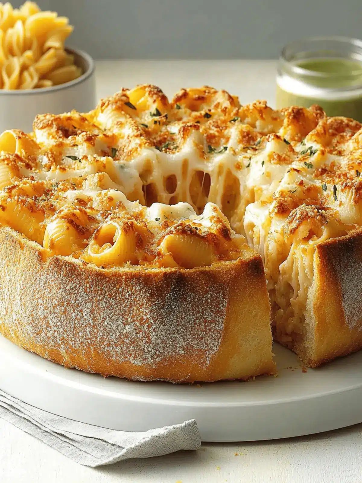 Indulge in Garlic Bread Pasta Torte Your New Cozy Favorite 4 Garlic Bread Pasta Torte