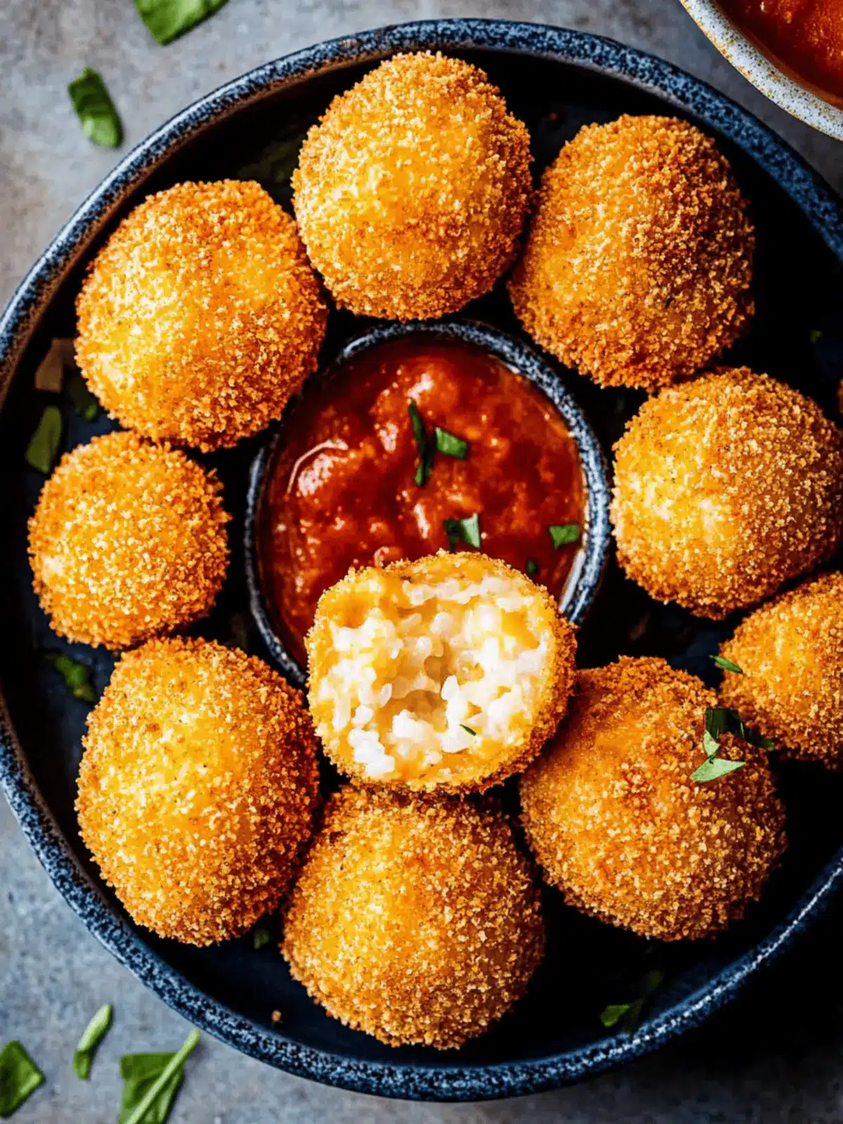 Cheesy Italian Arancini: Your New Favorite Comfort Snack 2 Arancini (Cheesy Italian Rice Balls)