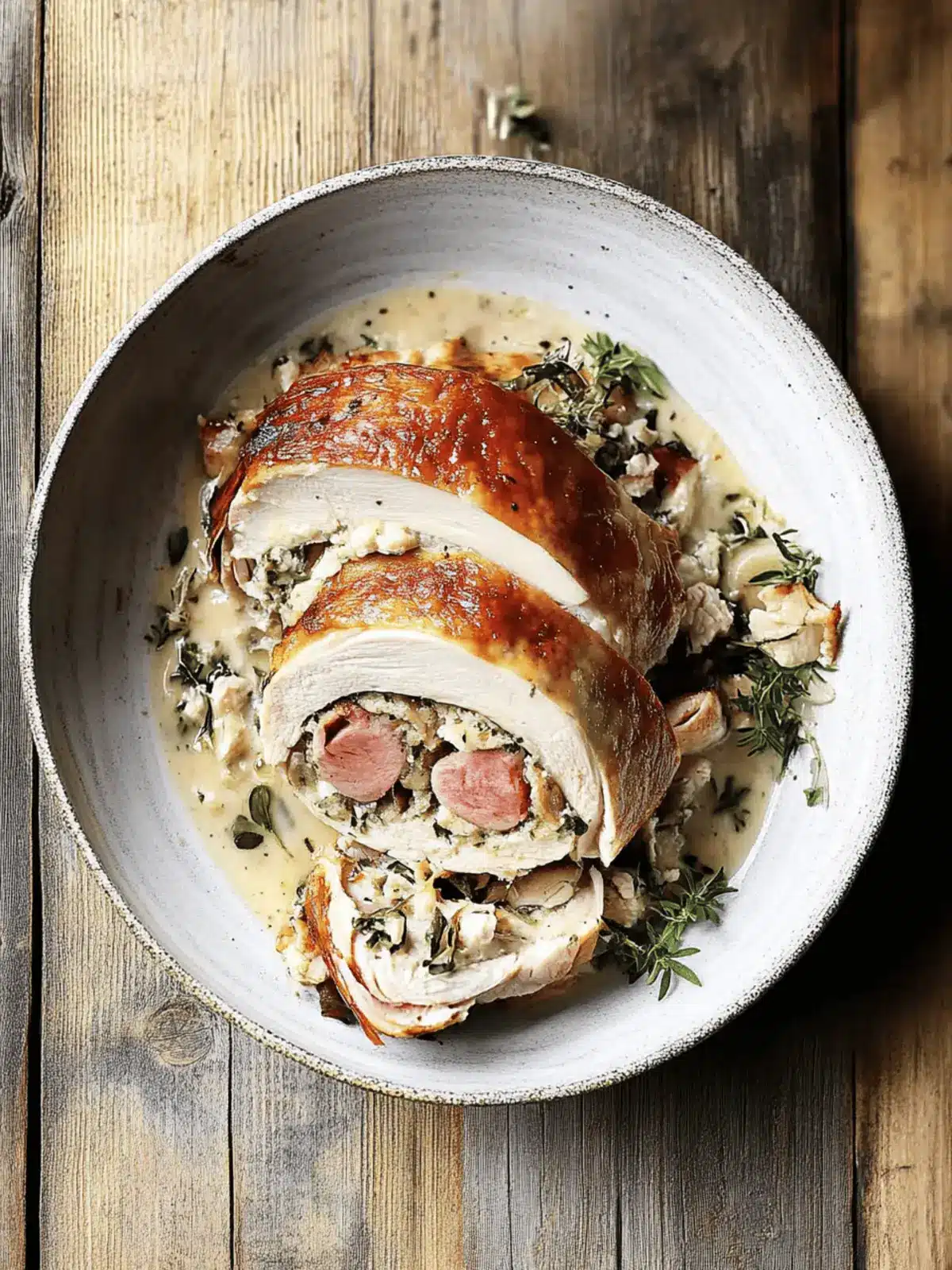 Stuffed Turkey Roulade: Your Easy Gourmet Dinner Delight 2 Stuffed Turkey Roulade