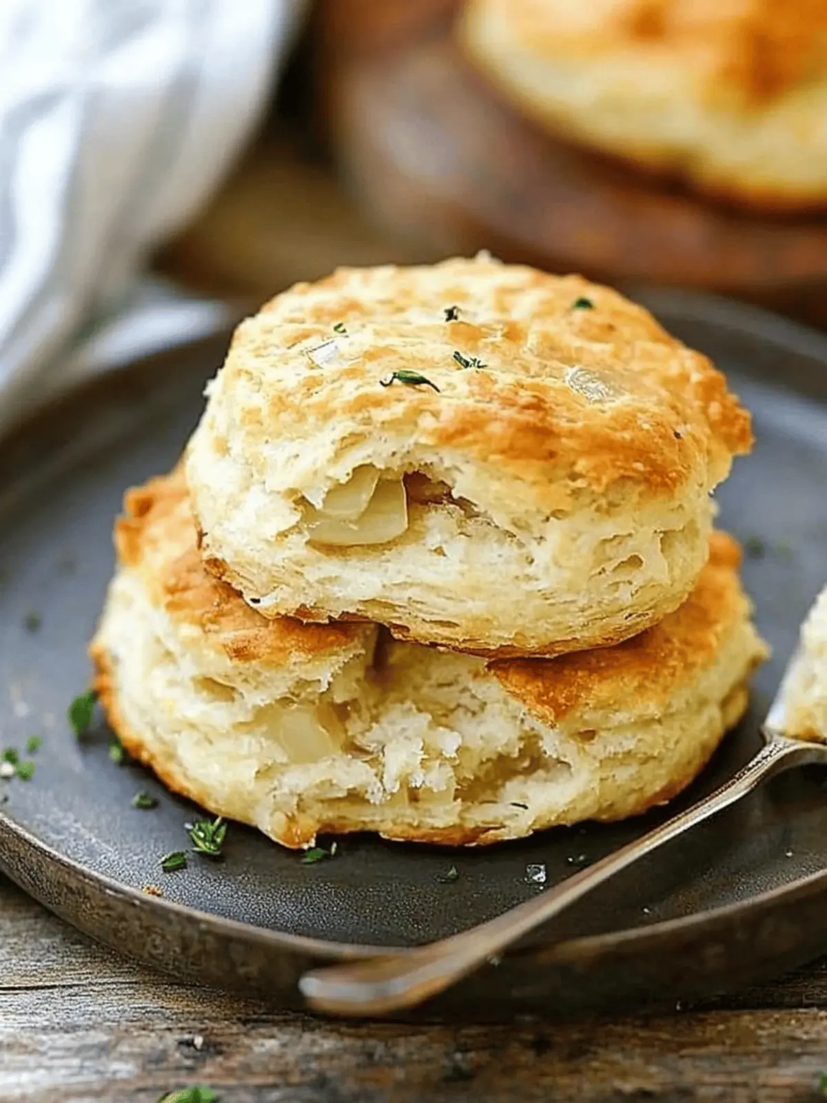 Caramelized Onion Sourdough Biscuits for a Cozy Snack 3 Caramelized Onion Sourdough Biscuits