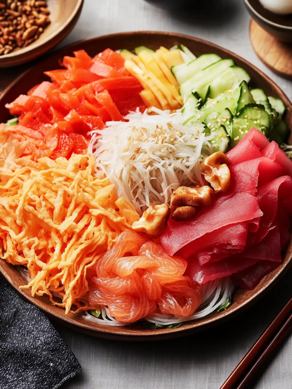 Prosperity Salad (Yusheng)- Lucky food for Chinese New Year