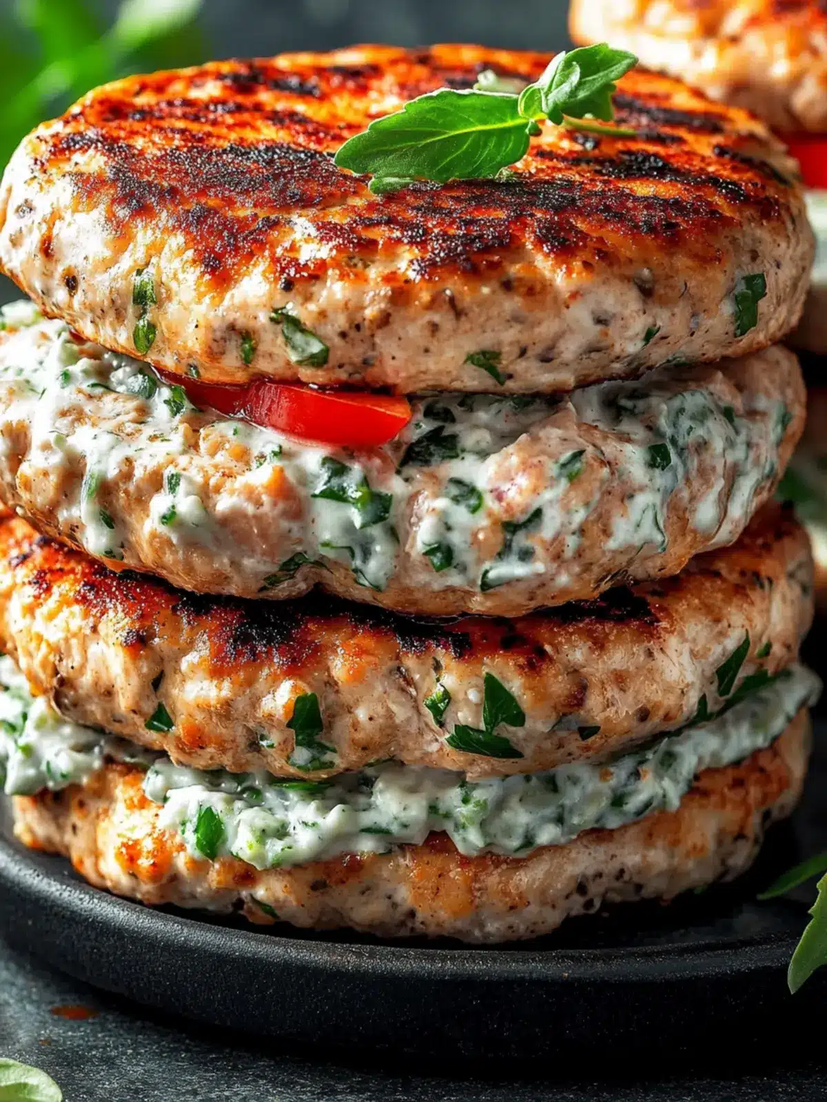 Juicy Greek Chicken Burgers with Tzatziki Bliss