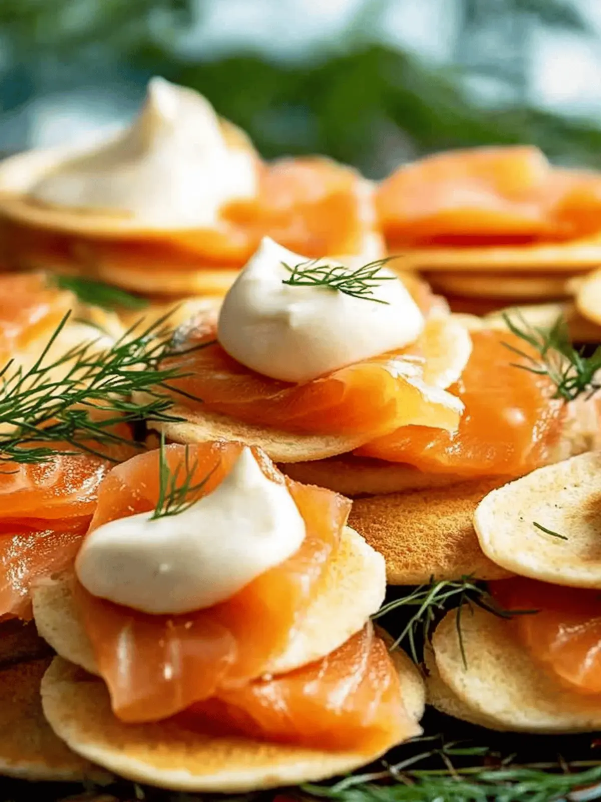 Delicious Blinis with Smoked Salmon for your Next Brunch 4 Blinis with smoked salmon