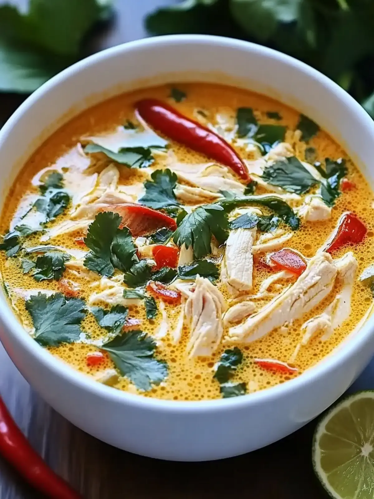 Crockpot Thai Coconut Chicken Soup: An Incredible Ultimate Recipe