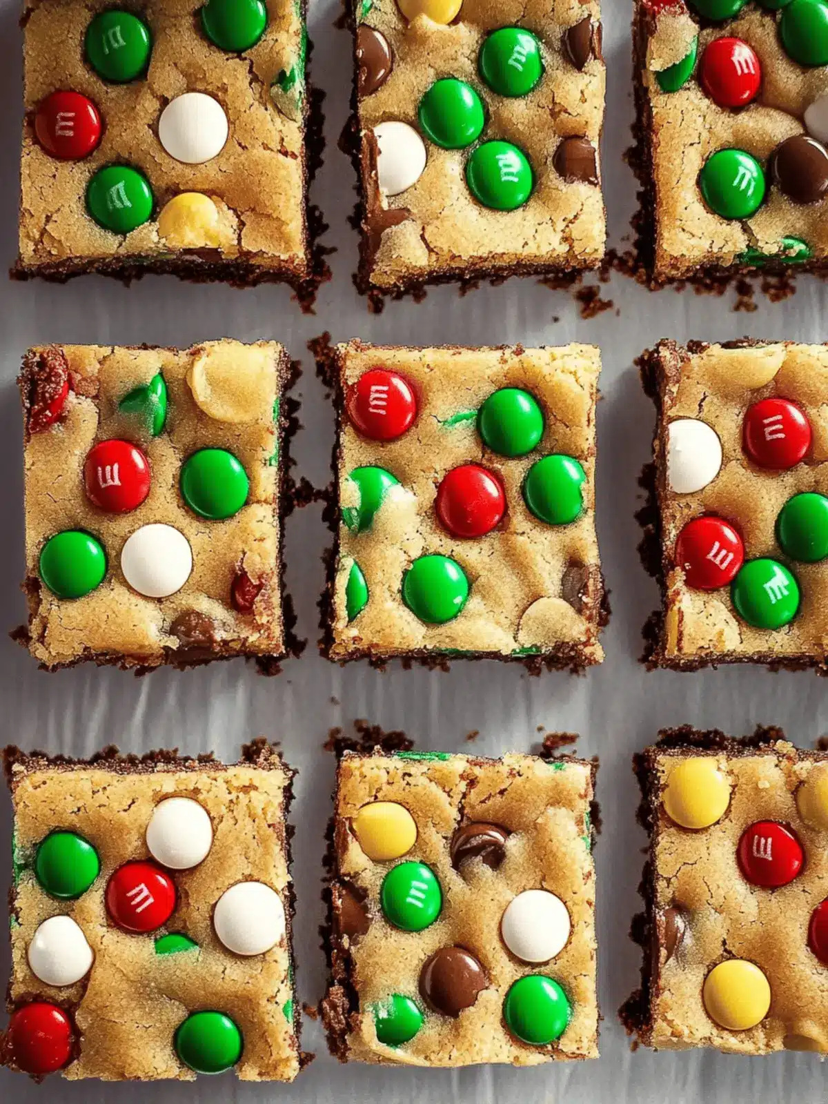 M&M Christmas Cookie Bars That Make Holiday Magic Happen 2 M&M Christmas Cookie Bars