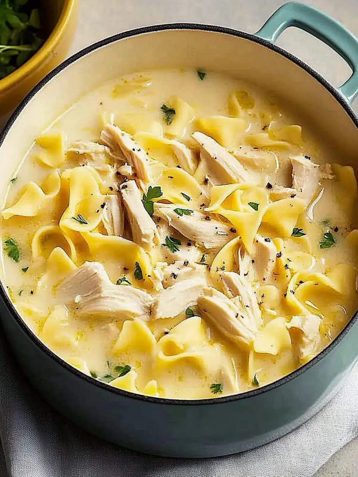 Creamy Chicken Noodle Soup for a Cozy Night In 3 Creamy Chicken Noodle Soup
