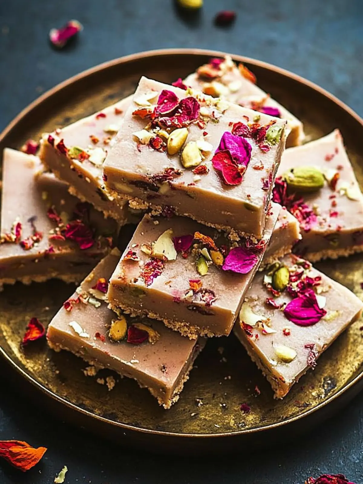 Ruby Chocolate Badam Burfi Bark: A Sweet Valentine s Day Treat 2 Badam Burfi Bark- valentine's day treat