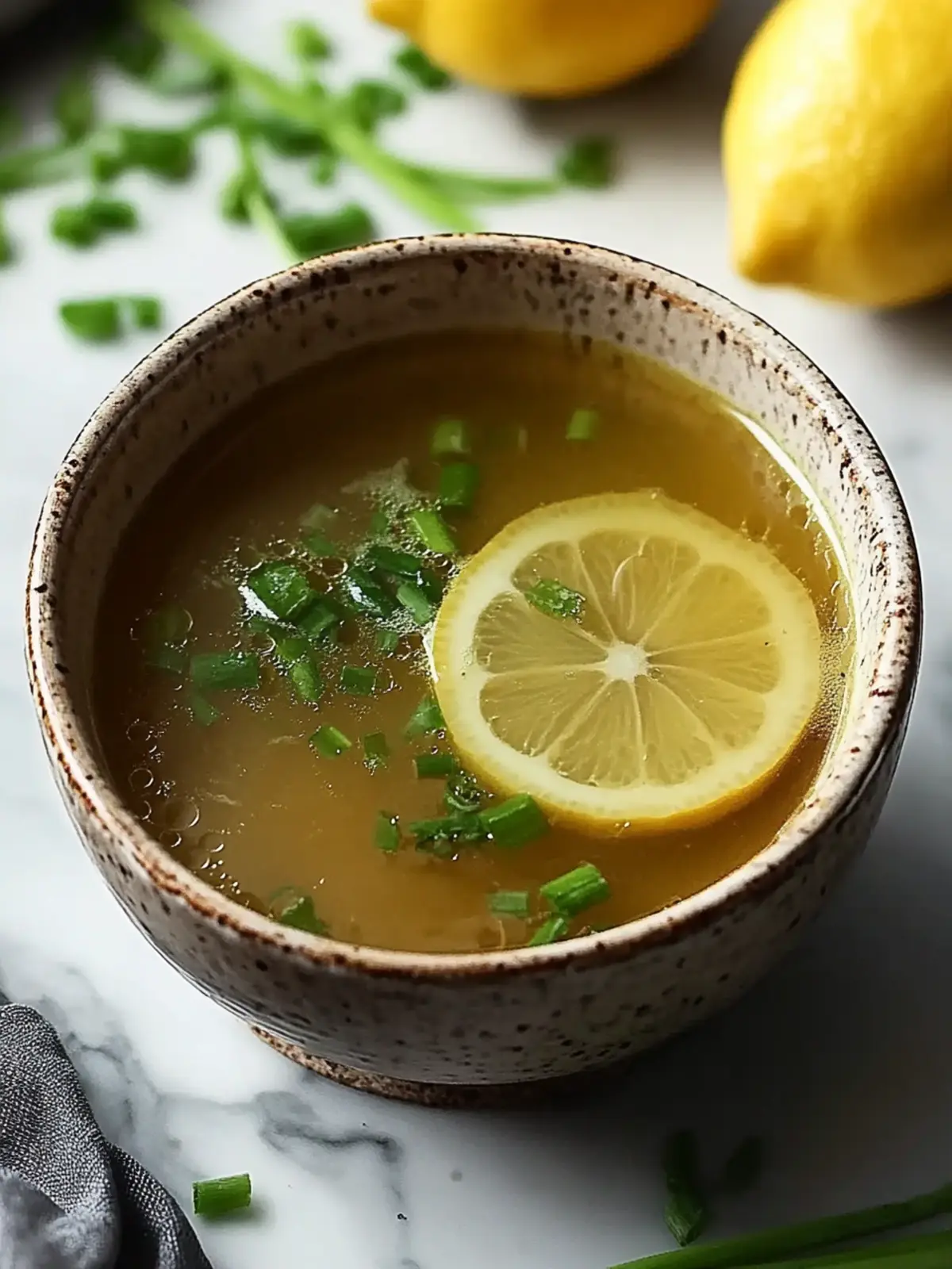 Healing Miso-Ginger Lemon Detox Broth