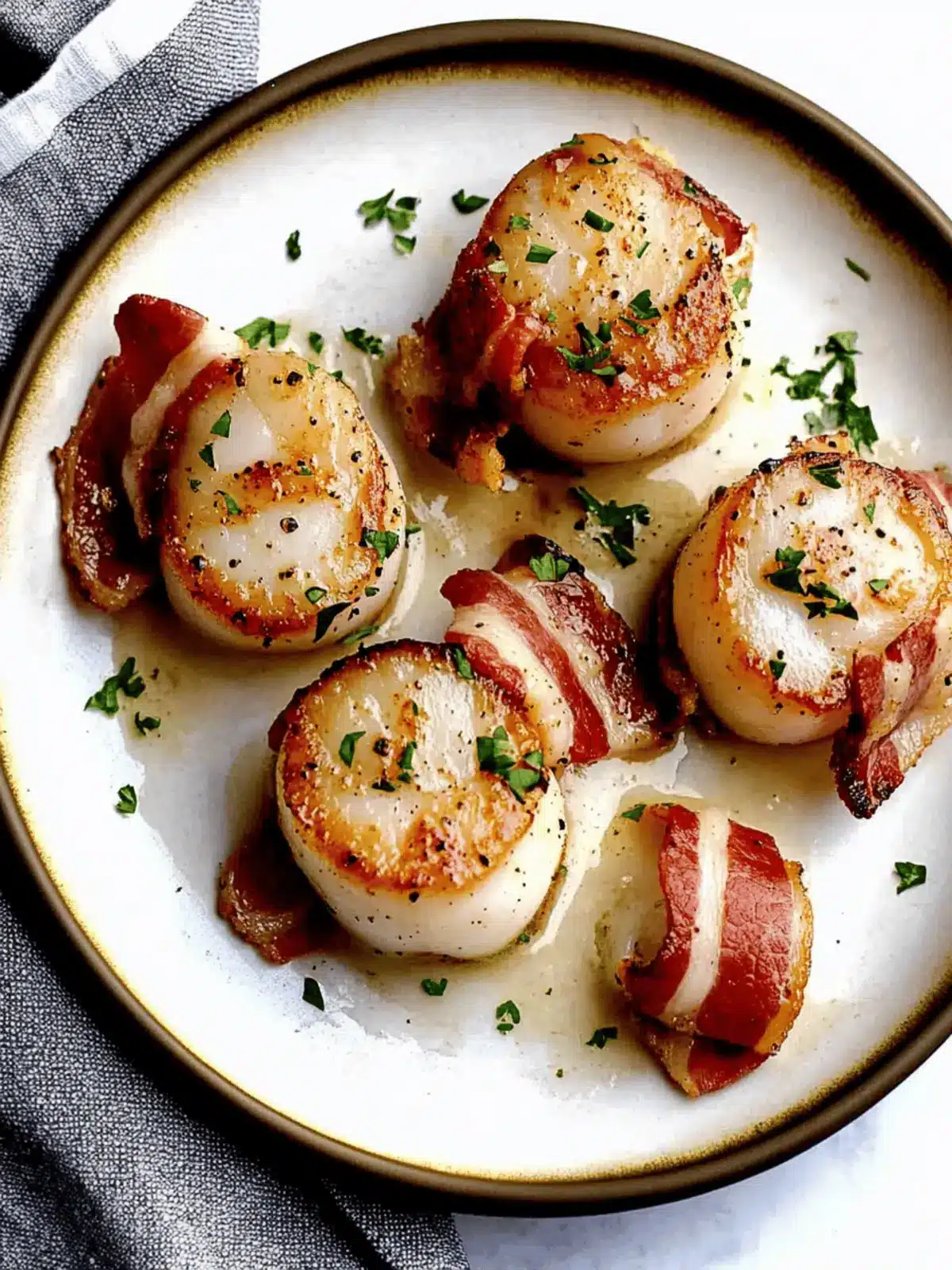 Bacon Wrapped Scallops