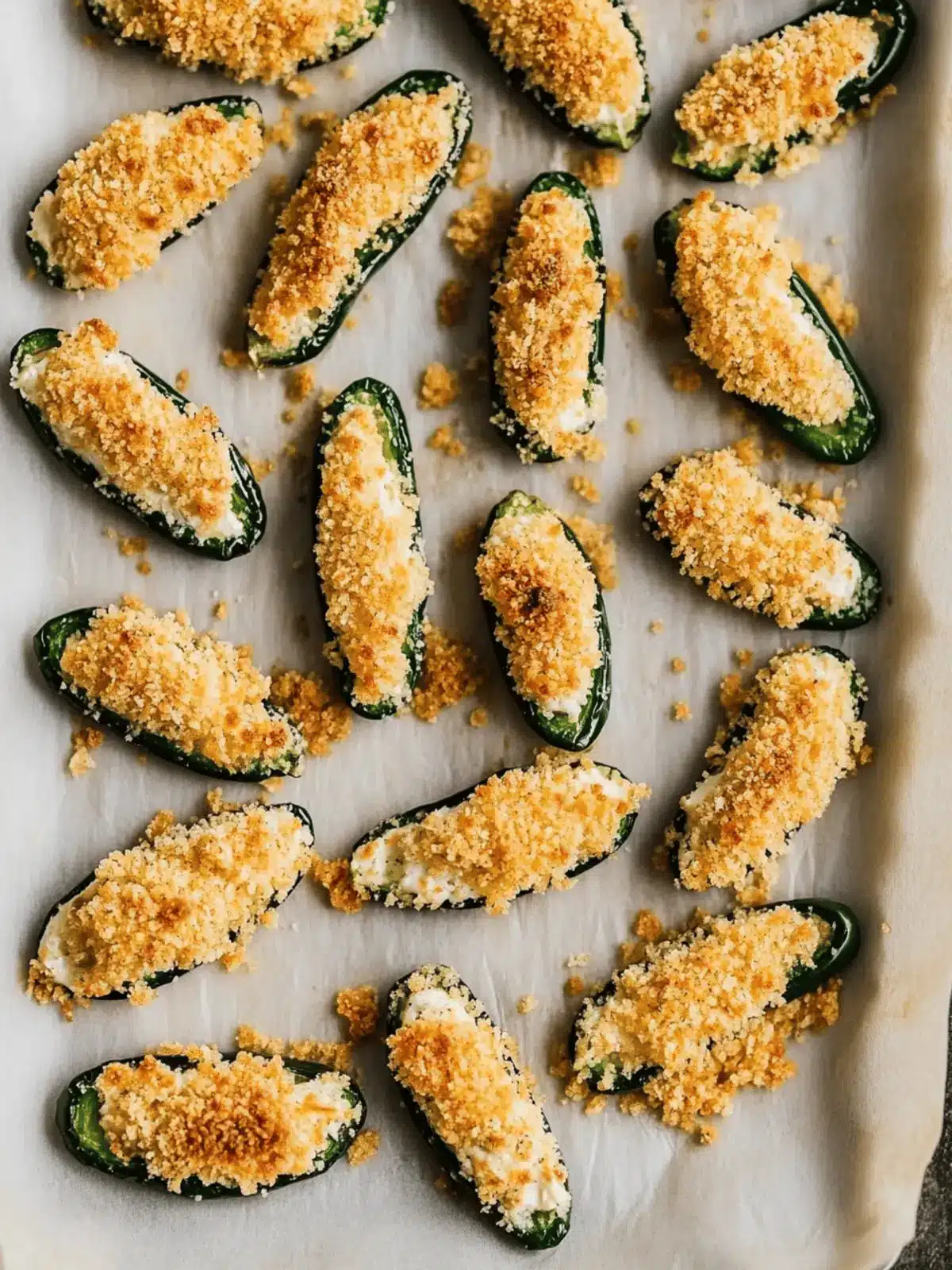 Tortilla Chip-Crusted Baked JalapeÃ±o Poppers