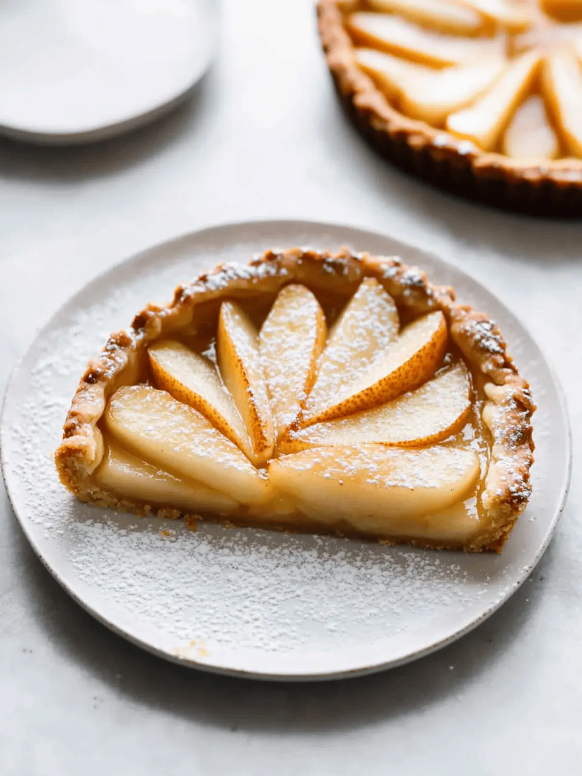 Pear Frangipane Tart
