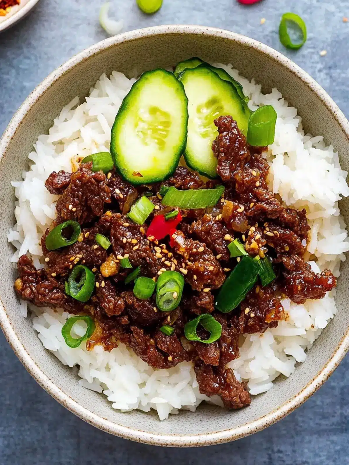 Caramelized Beef With Rice
