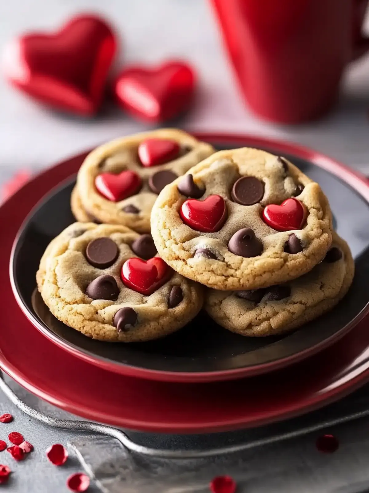 Valentine s Day Chocolate Chip Cookies Recipe for Sweet Hearts 4 Valentine s Day Chocolate Chip Cookies Recipe