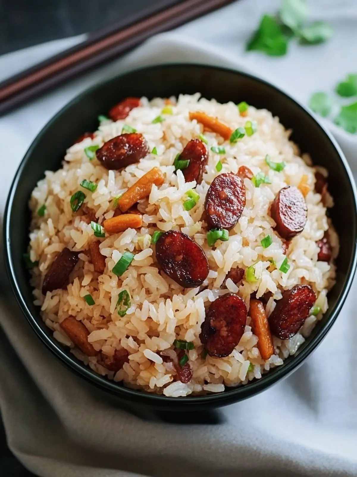 Sticky Rice with Chinese Sausage