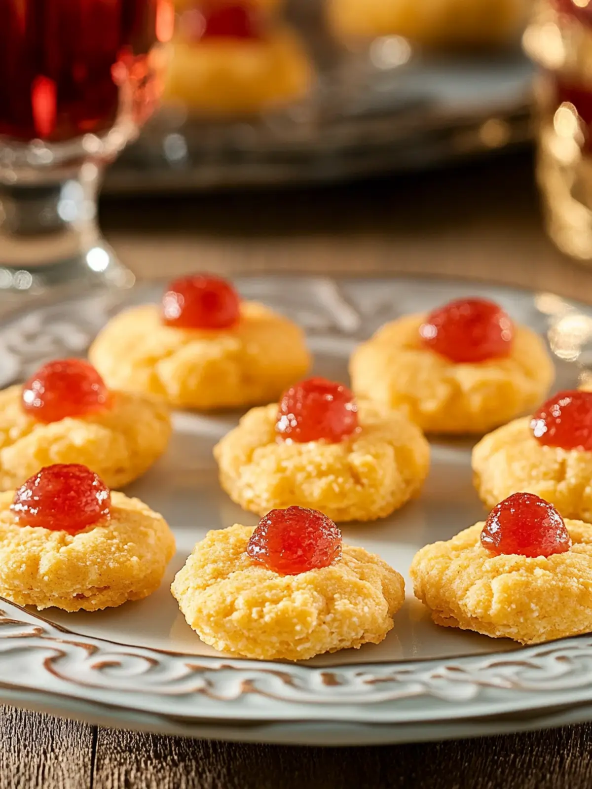 Pimento Cheese Thumbprint Crackers- New Year dessert ideas