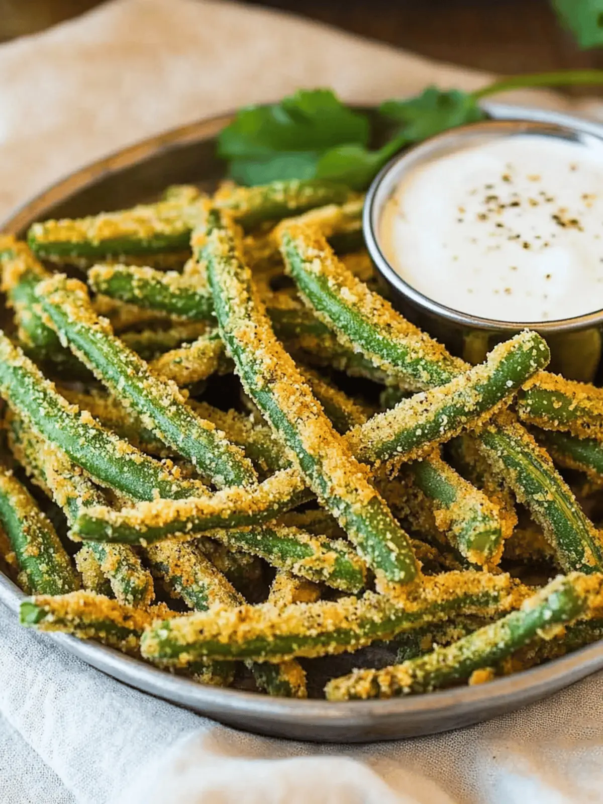 Crispy Green Bean Fries That Will Make You Forget Fast Food 2 Green Bean Fries