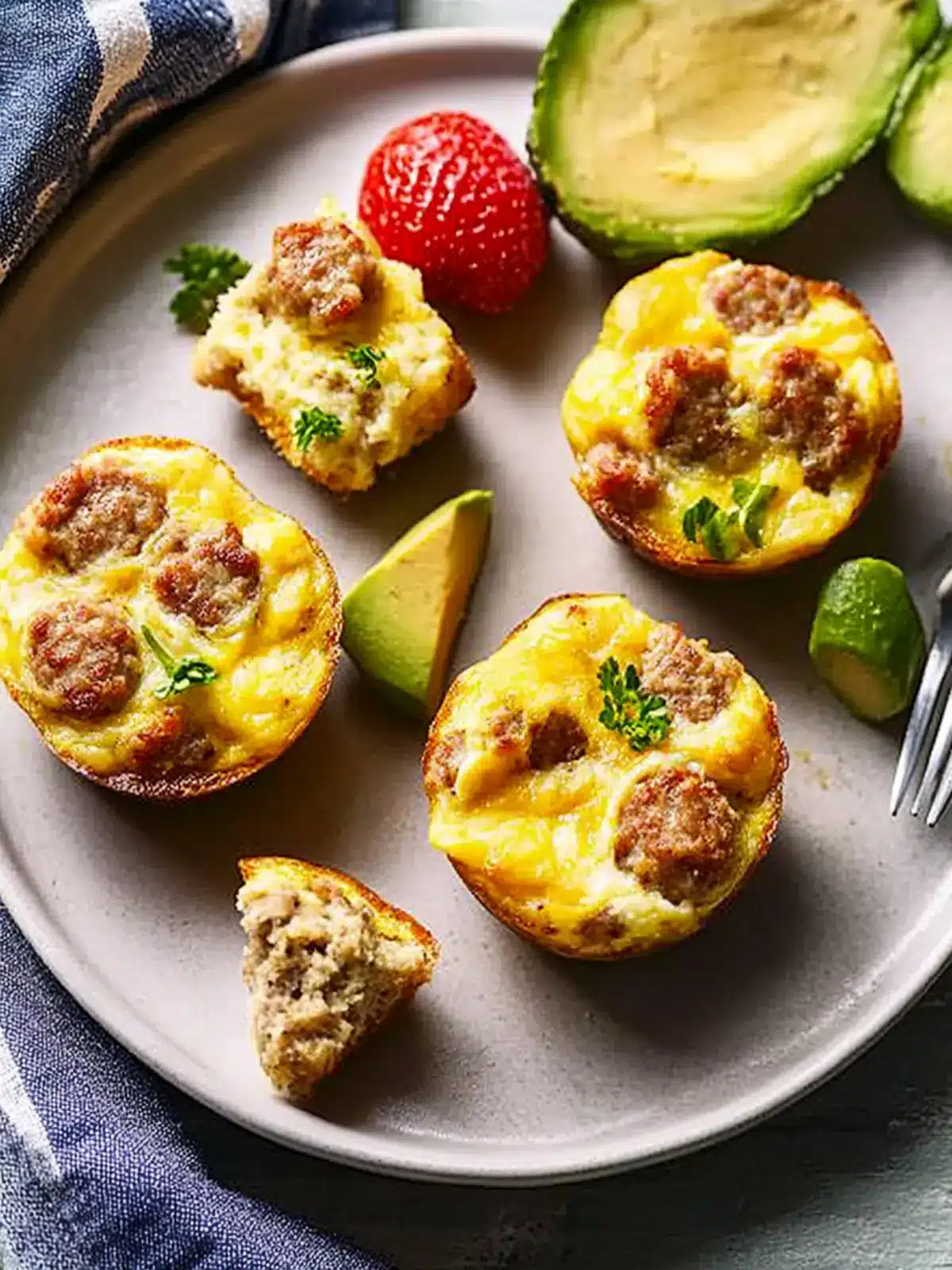 Maple Sausage and Egg Muffins