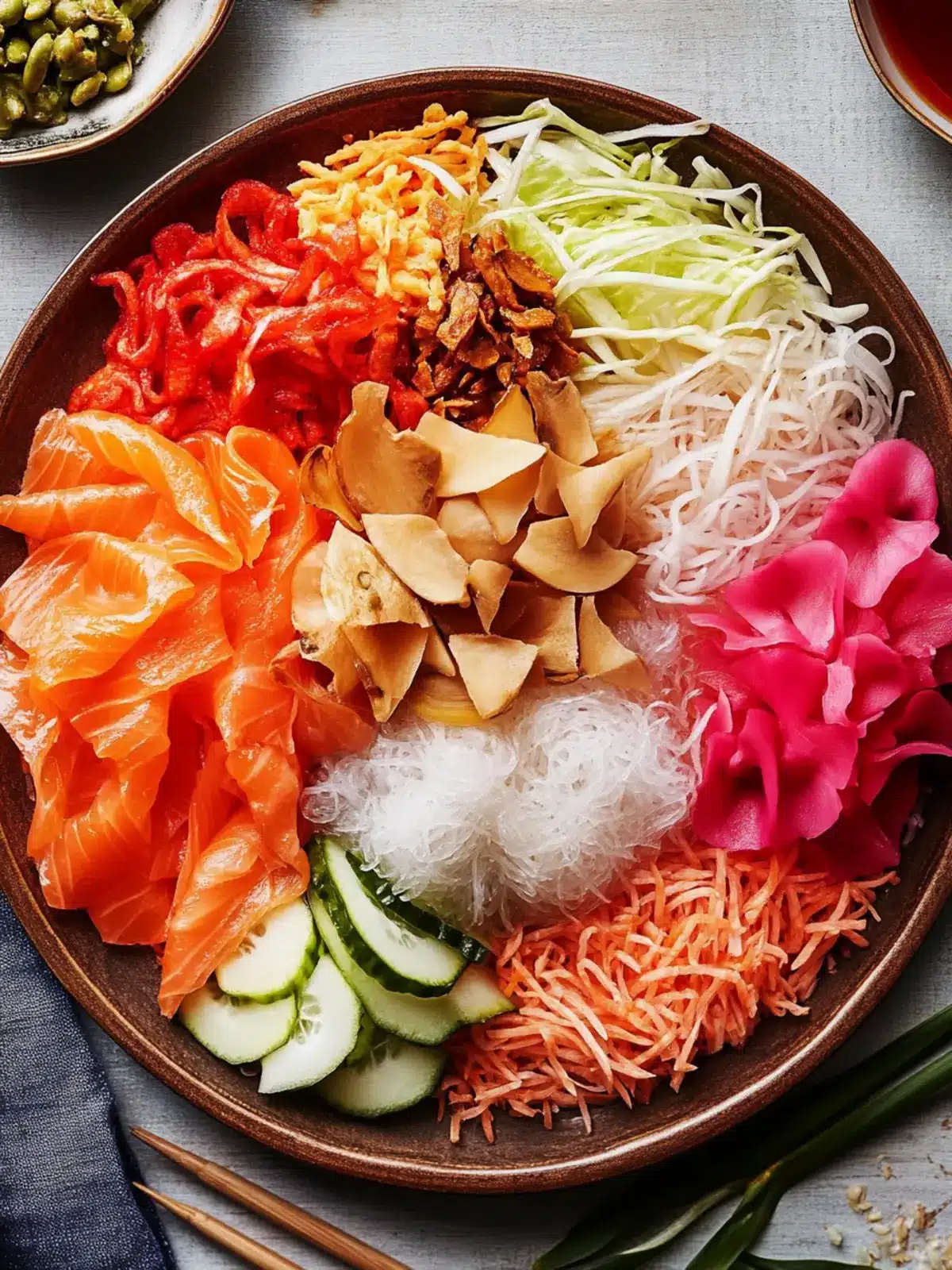 Prosperity Salad (Yusheng)- Lucky food for Chinese New Year