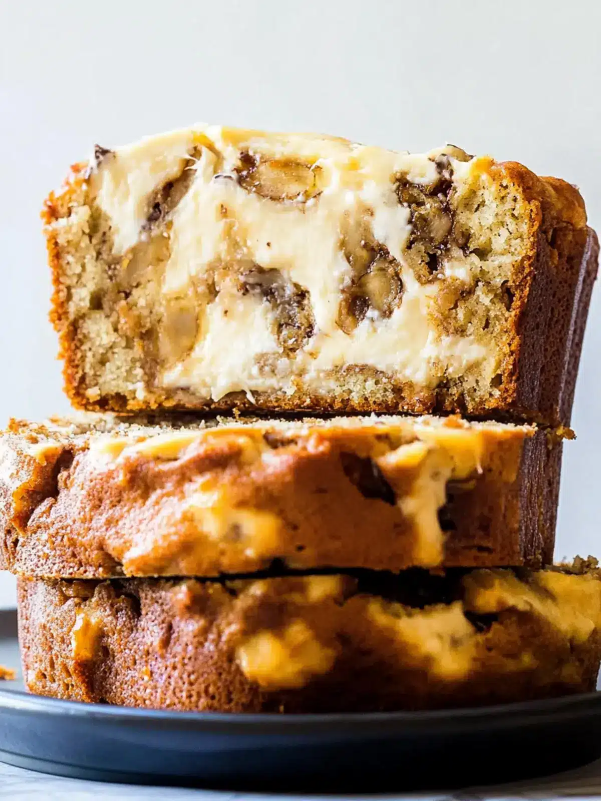 Decadent Cream Cheese Banana Bread You Can t Resist 4 Cream Cheese Banana Bread