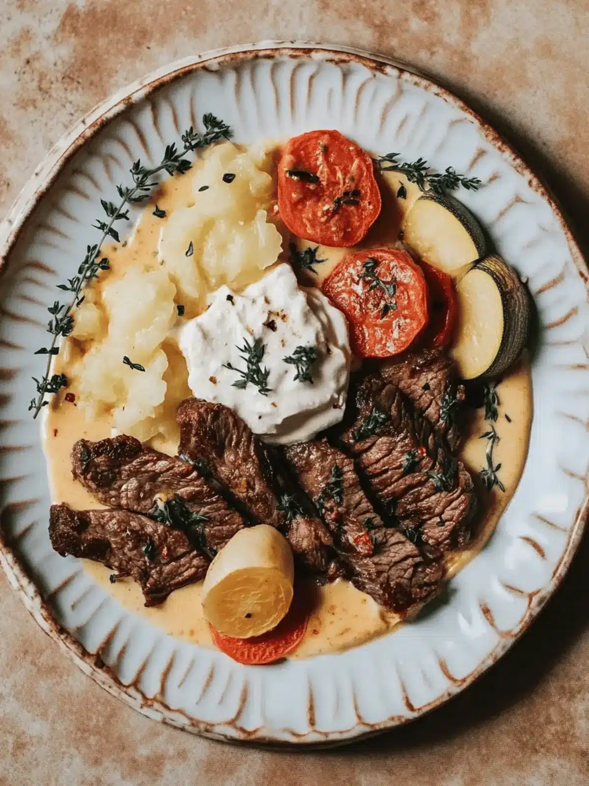 SvÃ­ÄkovÃ¡ (Czech Beef in Vegetable Cream Sauce)