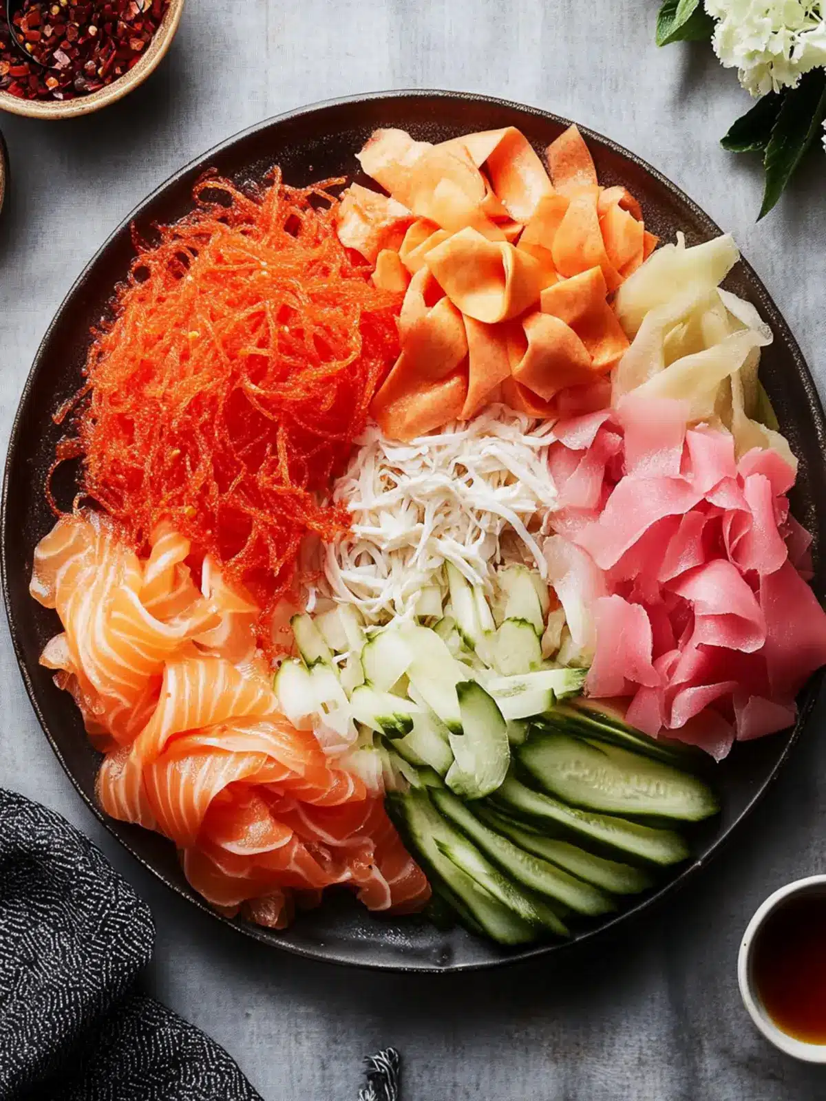Prosperity Salad (Yusheng)- Lucky food for Chinese New Year