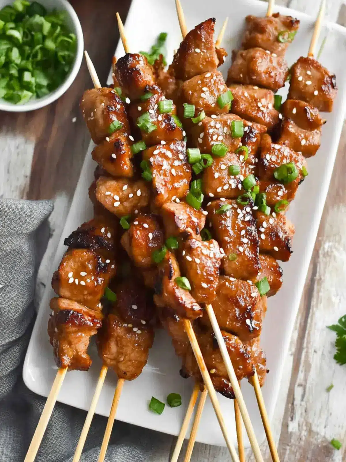 Savor Irresistible Korean Pork Kabobs for Your Next BBQ 2 Korean Pork Kabobs