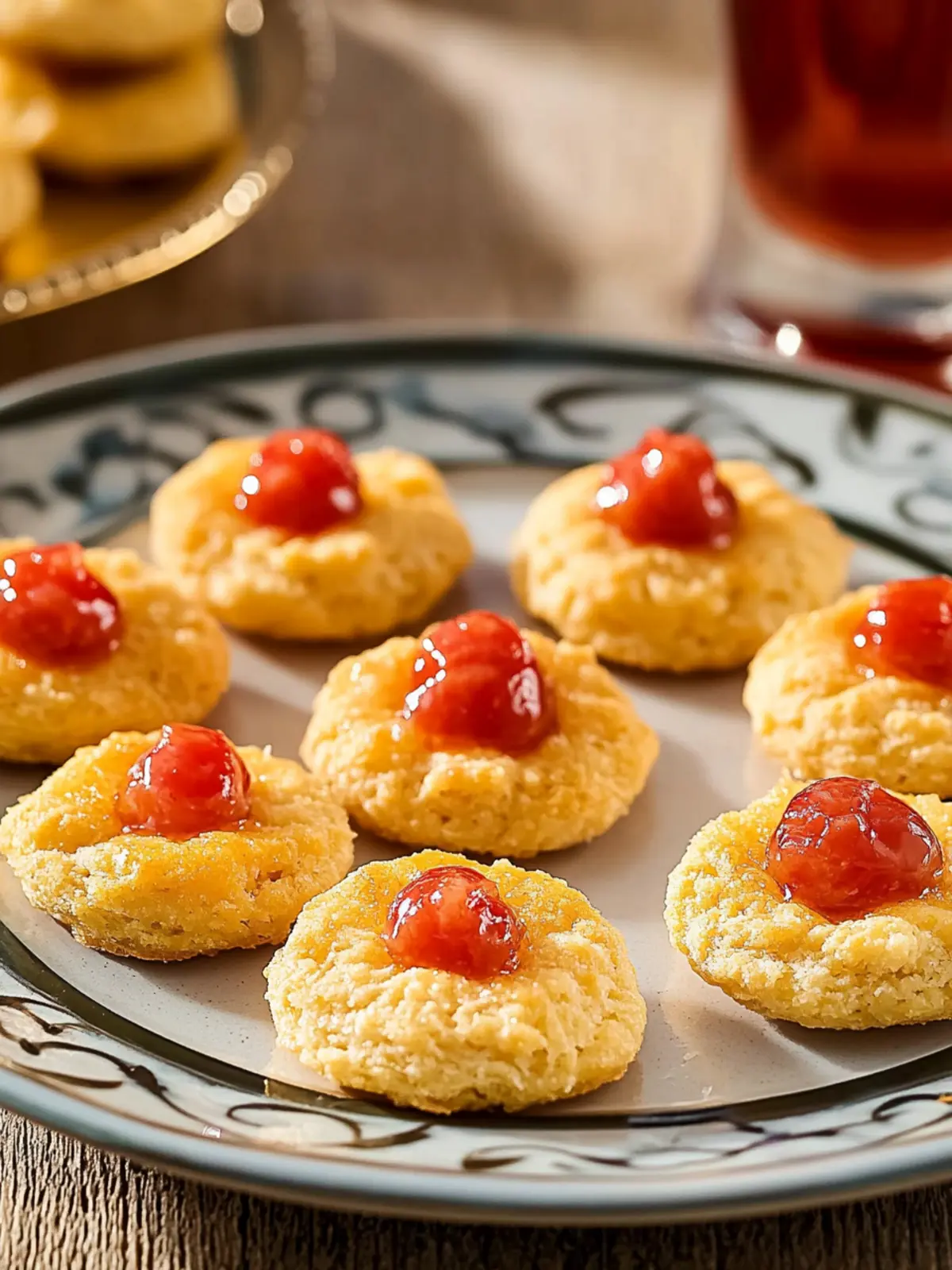 Pimento Cheese Thumbprint Crackers- New Year dessert ideas
