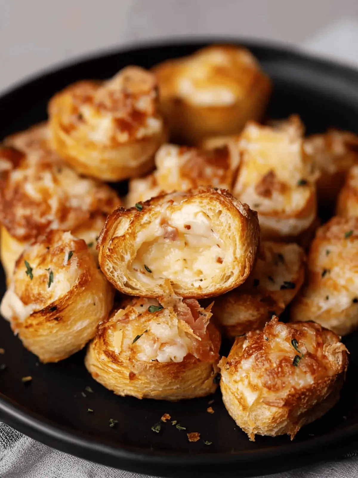 Irresistible Mini Croque Monsieur with Béchamel Delight 3 Mini Croque Monsieur with Béchamel