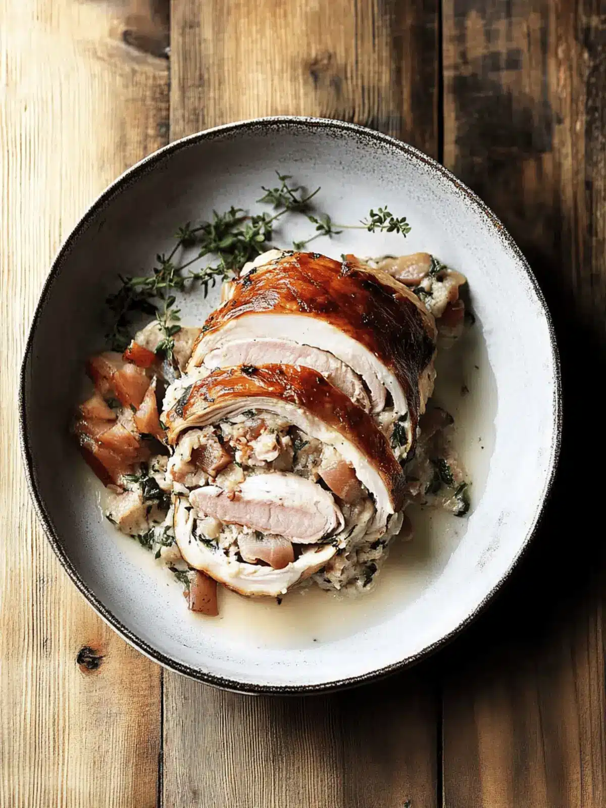 Stuffed Turkey Roulade: Your Easy Gourmet Dinner Delight 3 Stuffed Turkey Roulade