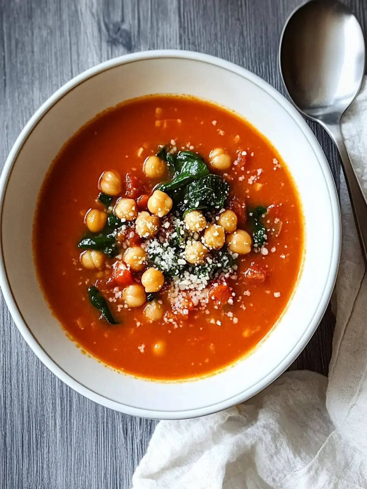 Chickpea Tomato Soup