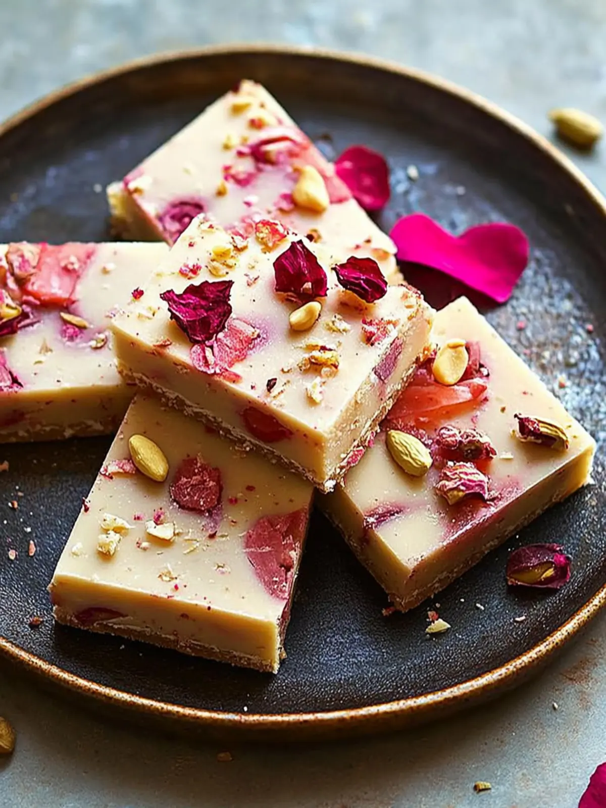 Ruby Chocolate Badam Burfi Bark: A Sweet Valentine s Day Treat 4 Badam Burfi Bark- valentine's day treat