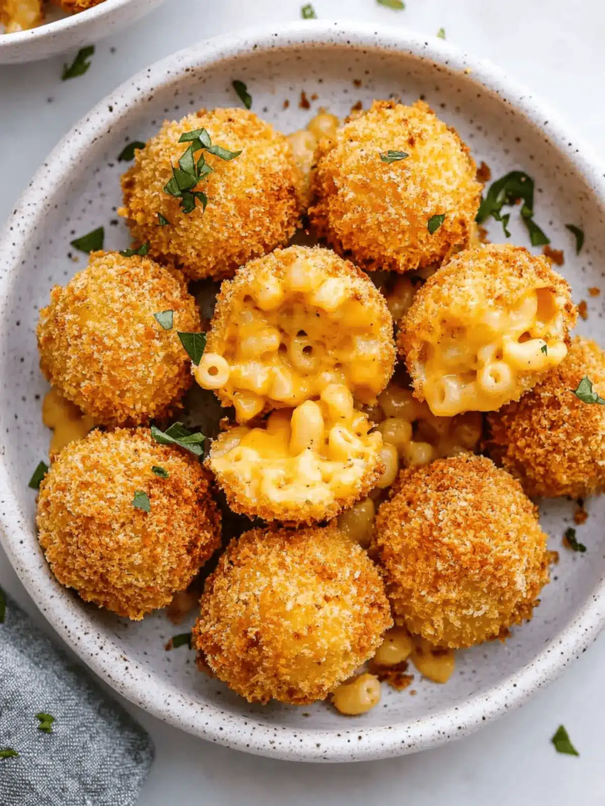 Air Fryer Mac and Cheese Balls