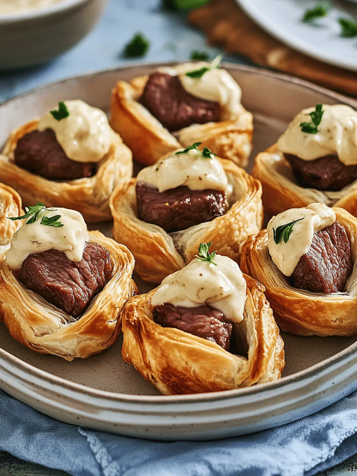 Irresistible Mini Beef Wellingtons for Epic Snack Time 4 Mini Beef Wellingtons
