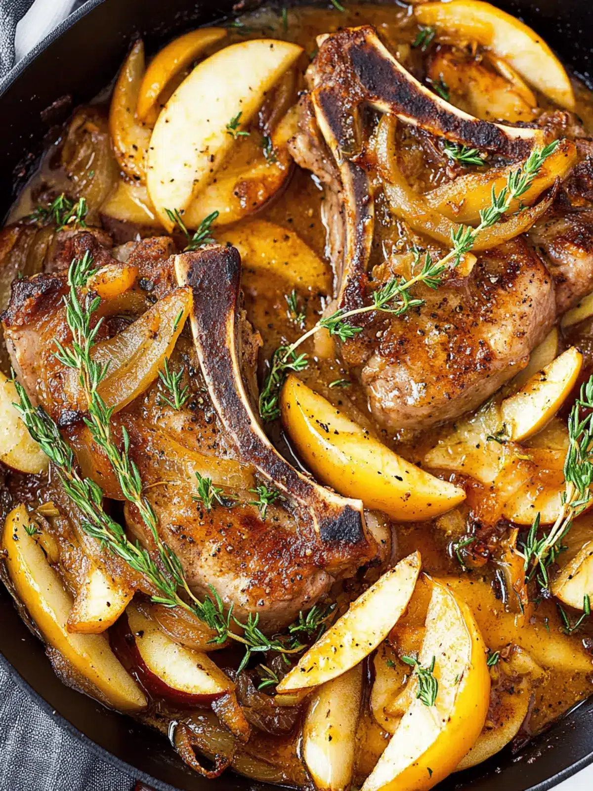 Savory Pork Chops with Apples and Onions for Cozy Nights 3 Pork Chops with Apples and Onions