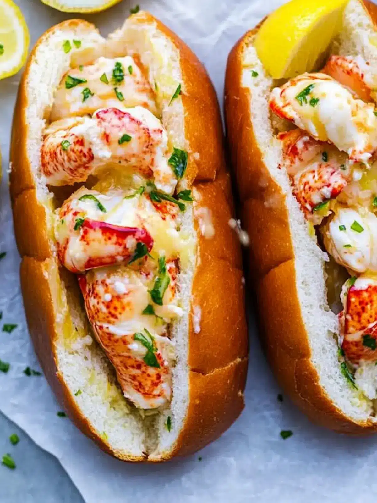 Lemon Butter Lobster Roll: A Flavorful Homemade Delight 3 Lemon Butter Lobster Roll