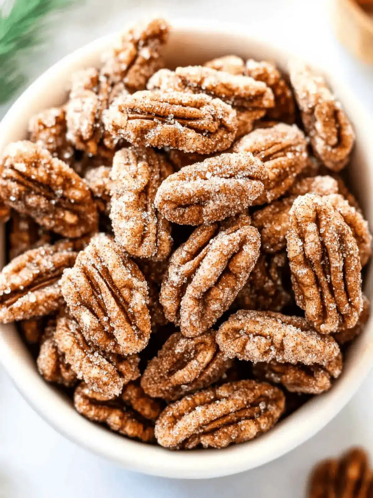 Crispy Cinnamon Sugar Pecans for Irresistible Snacking Delight 4 Cinnamon Sugar Pecans (Candied Pecans)