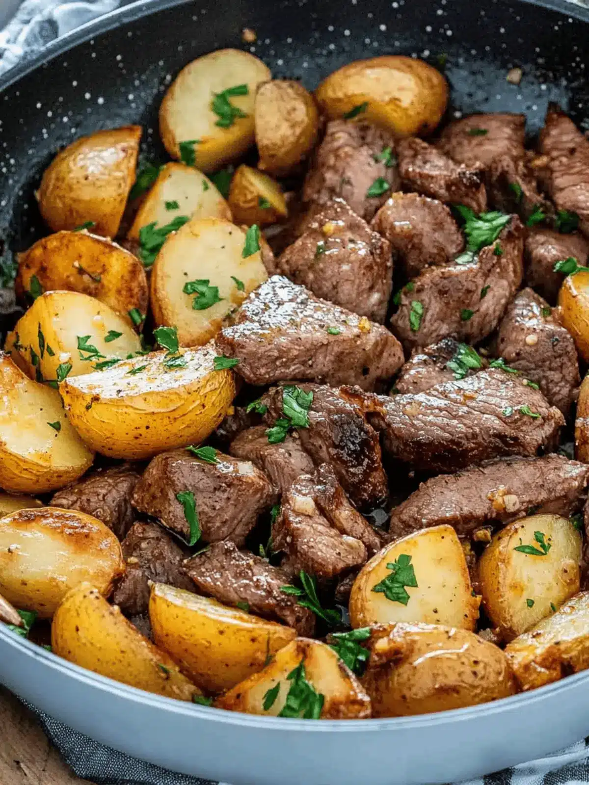 Garlic Butter Steak and Potatoes: Your 30-Minute Dinner Fix 4 Garlic Butter Steak And Potatoes