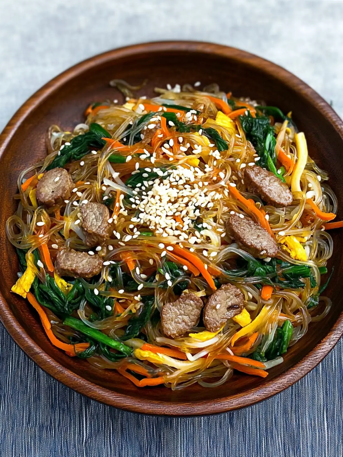 Japchae: Longevity Noodles Recipe for a Festive Lunar New Year 2 Japchae (Korean Glass Noodles)- Longevity noodles recipe for Lunar New Year